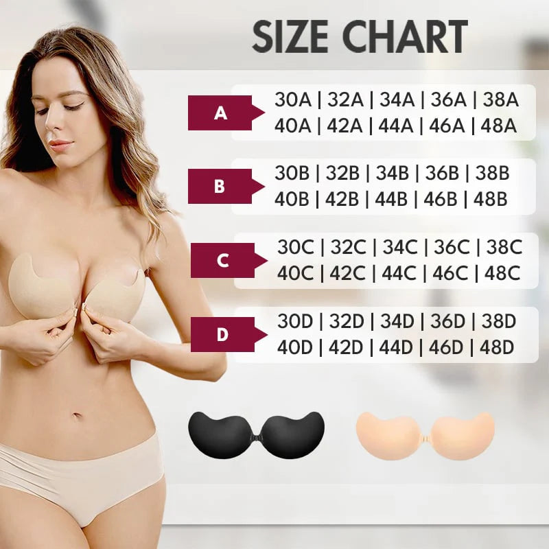 Invisible Strapless Backless Push up Bra | 🔥Buy 1 Get 1 Free🔥