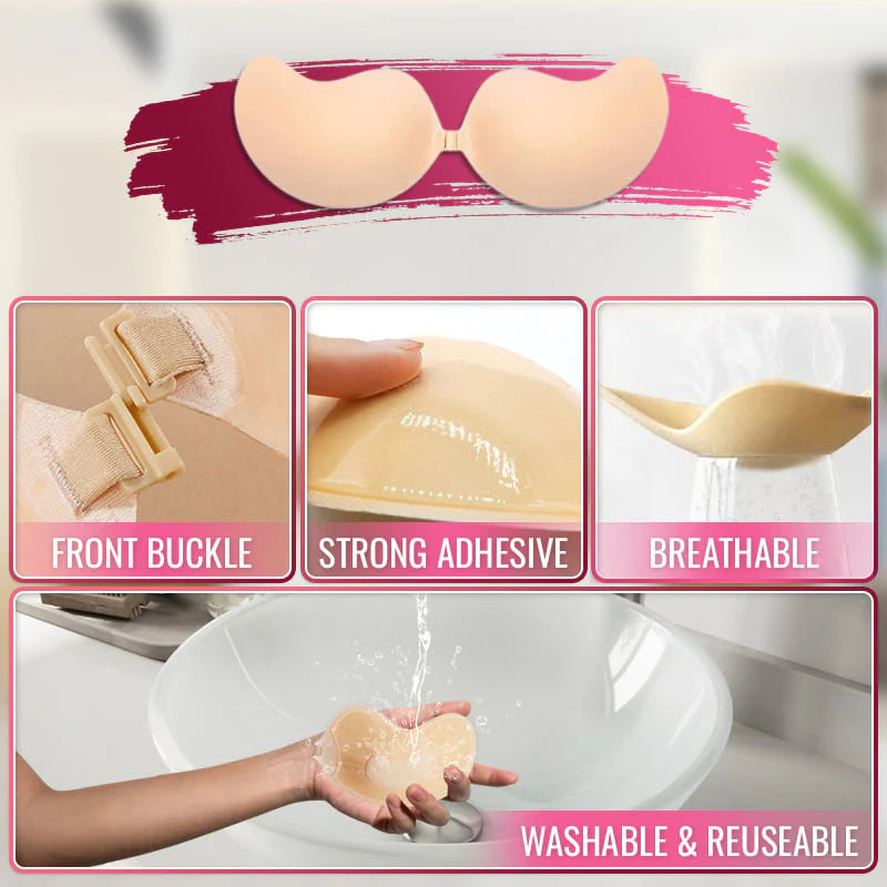 Invisible Strapless Backless Push up Bra | 🔥Buy 1 Get 1 Free🔥