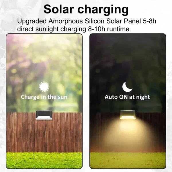 Solar Powered Waterproof Deck Lights for Outdoors