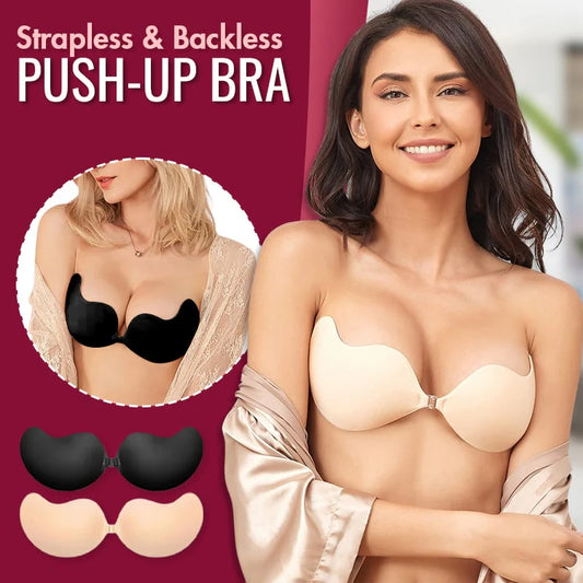 Invisible Strapless Backless Push up Bra | 🔥Buy 1 Get 1 Free🔥