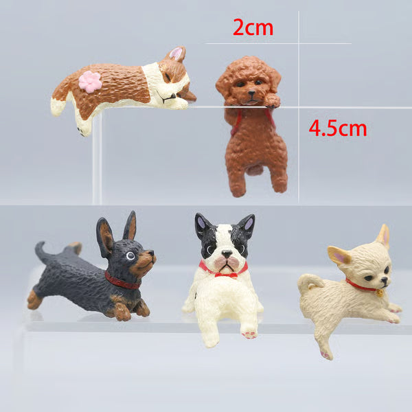 Mini Cat Desk Figurines 🐱 Set of 5 Cute, Hand-Painted Kitty Buddies to Brighten Your Space! 🎉✨