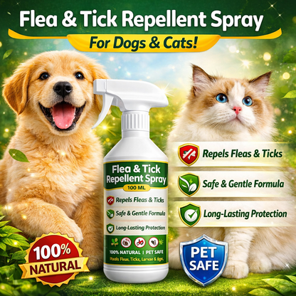 🔥Flea & Tick Repellent Spray for Cats and Dogs | 🔥Buy 1 Get 1 Free🔥