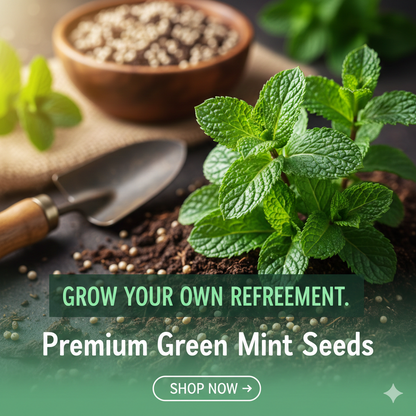 🌿 Mint Seeds – Fresh, Healthy & Easy to Grow | 🔥Buy 1 Get 1 Free🔥