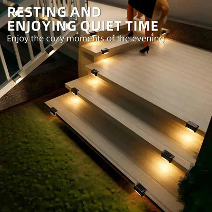 Solar Powered Waterproof Deck Lights for Outdoors