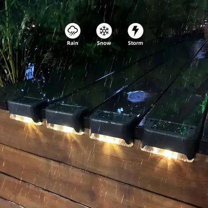 Solar Powered Waterproof Deck Lights for Outdoors