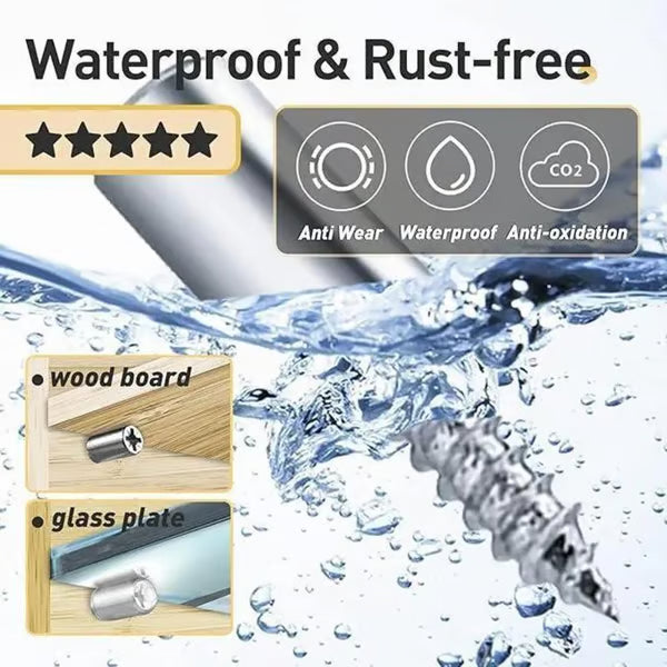 Pack Of 50 Count Self-Tapping Screws,Shelf Support Pegs,Shelf Pins with Non-Slip Sleeve