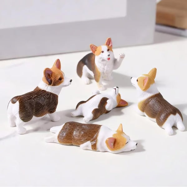 Mini Cat Desk Figurines 🐱 Set of 5 Cute, Hand-Painted Kitty Buddies to Brighten Your Space! 🎉✨