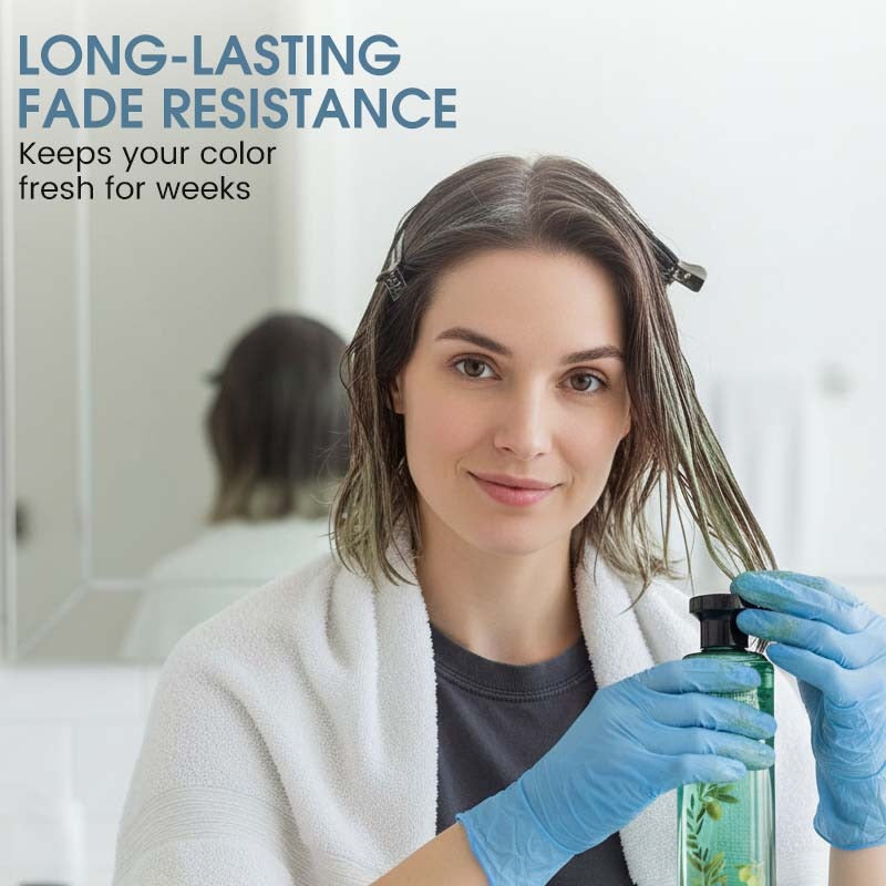 Strong Gray Coverage That Lasts for Weeks. Botanical Cream Hair Dye – For a Confident New Look. 💪🛍️ | 🔥Buy 1 Get 1 Free🔥