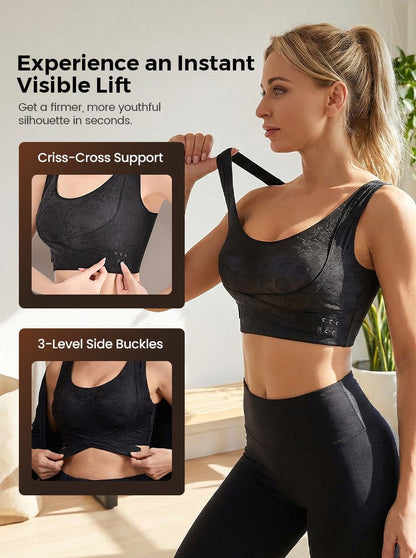 All-Day Comfort Meets Perfect Shape! Criss-Cross Lift & Sculpt Bra 50% OFF👚⚡️ |( Pack Of 3 )