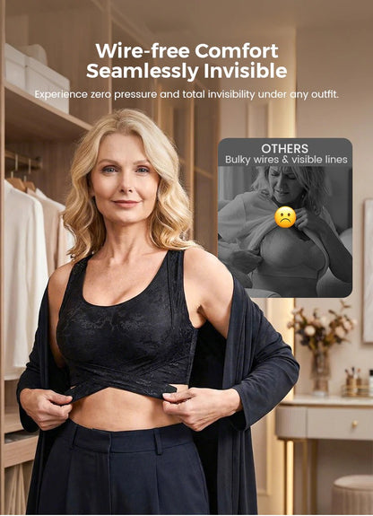 All-Day Comfort Meets Perfect Shape! Criss-Cross Lift & Sculpt Bra 50% OFF👚⚡️ |( Pack Of 3 )