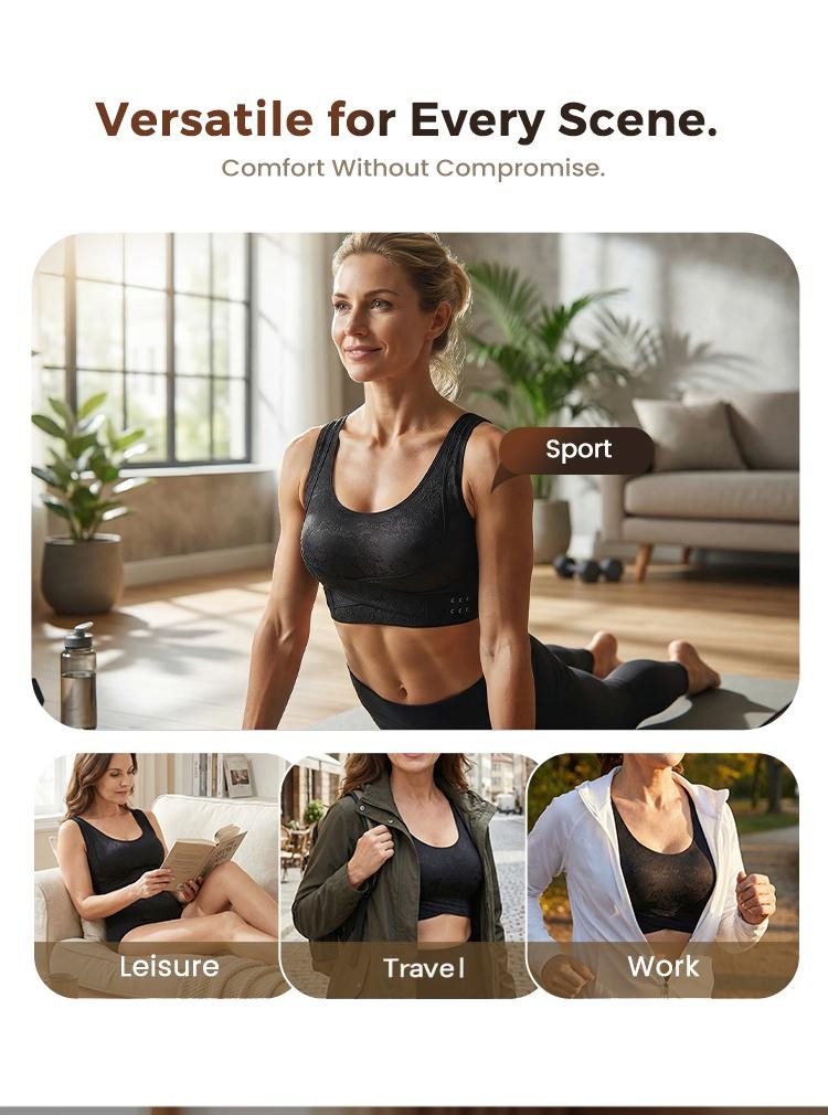 All-Day Comfort Meets Perfect Shape! Criss-Cross Lift & Sculpt Bra 50% OFF👚⚡️ |( Pack Of 3 )